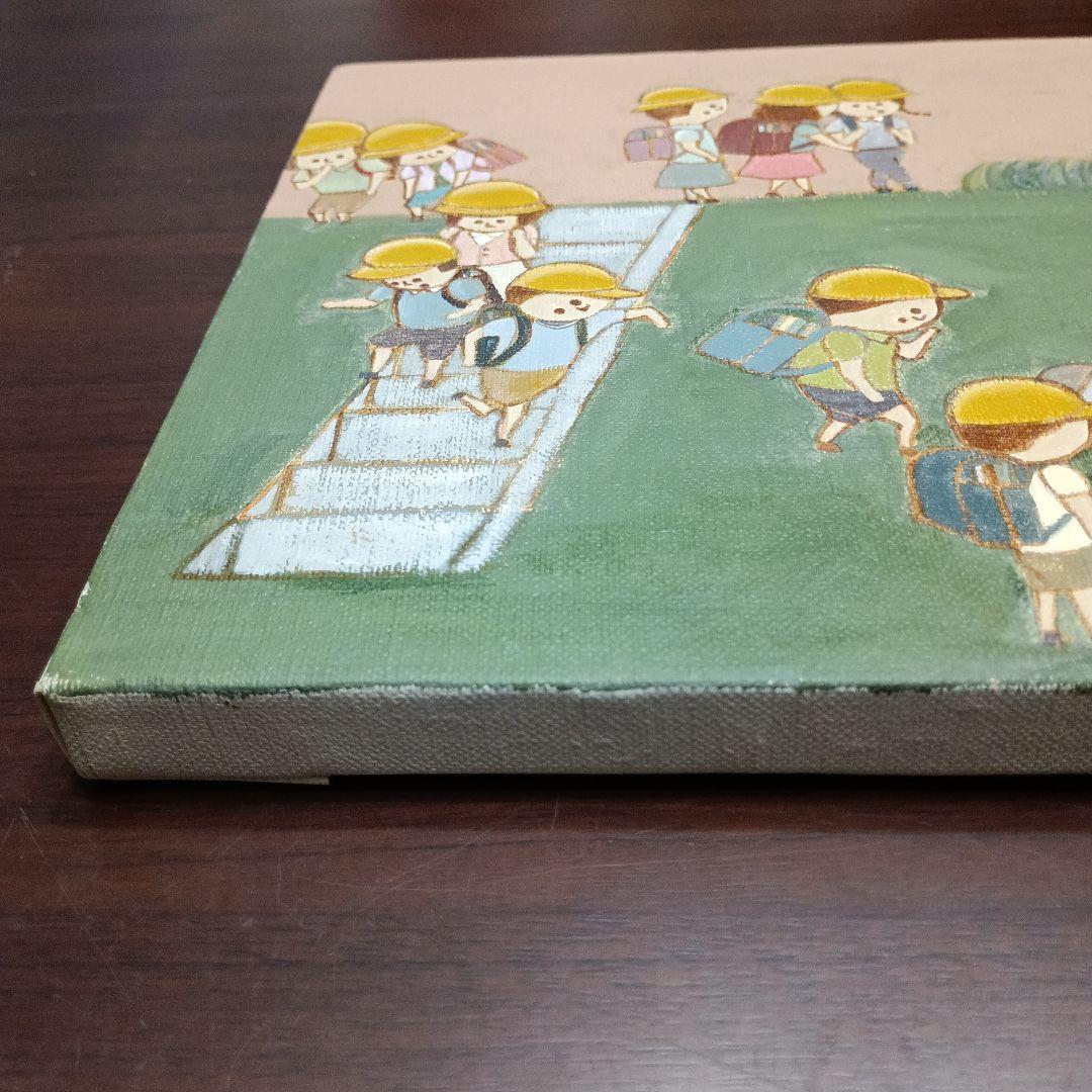 加藤雅也　michikusa　27.3×22　キャンバス、アクリル絵具　2011