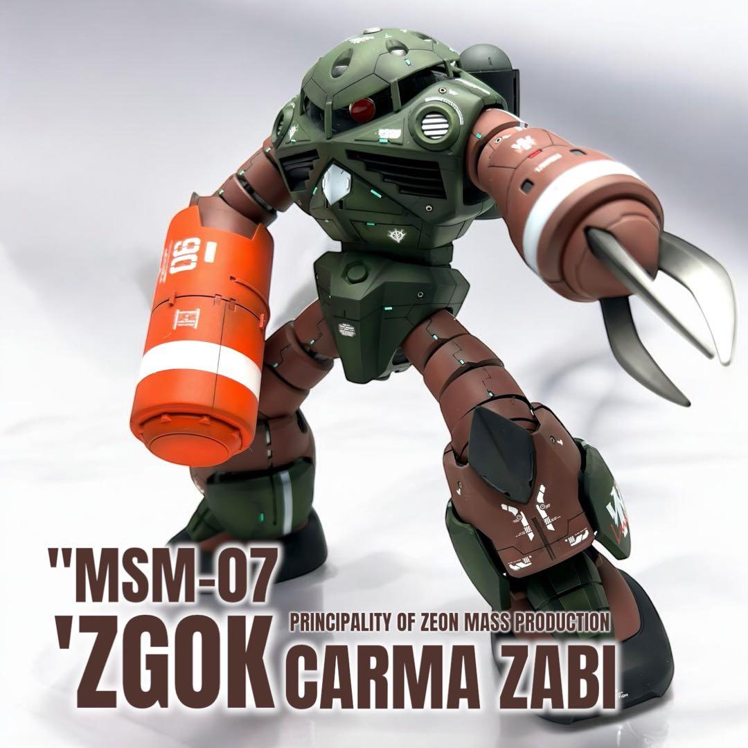 機動戦士ガンダム MG マスターグレード 1/100 ガンプラ ズゴック 完成