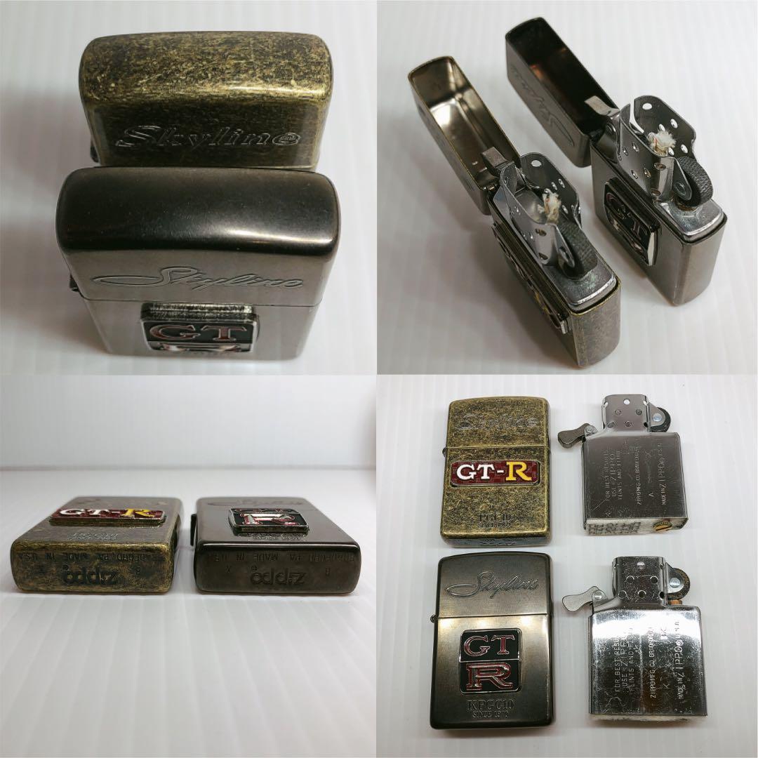 スカイラインGT-R Zippo コレクション ヘッドカバーケース入り4点セット