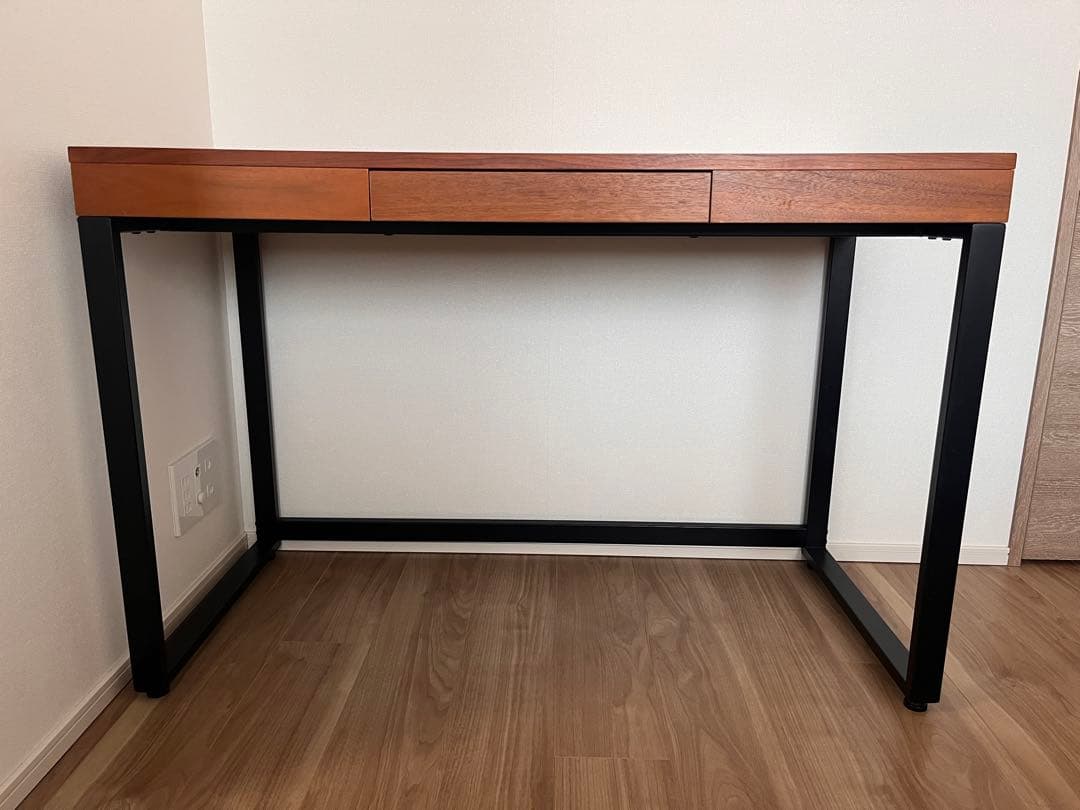 木製×スチール脚 ワークデスク・PCデスク