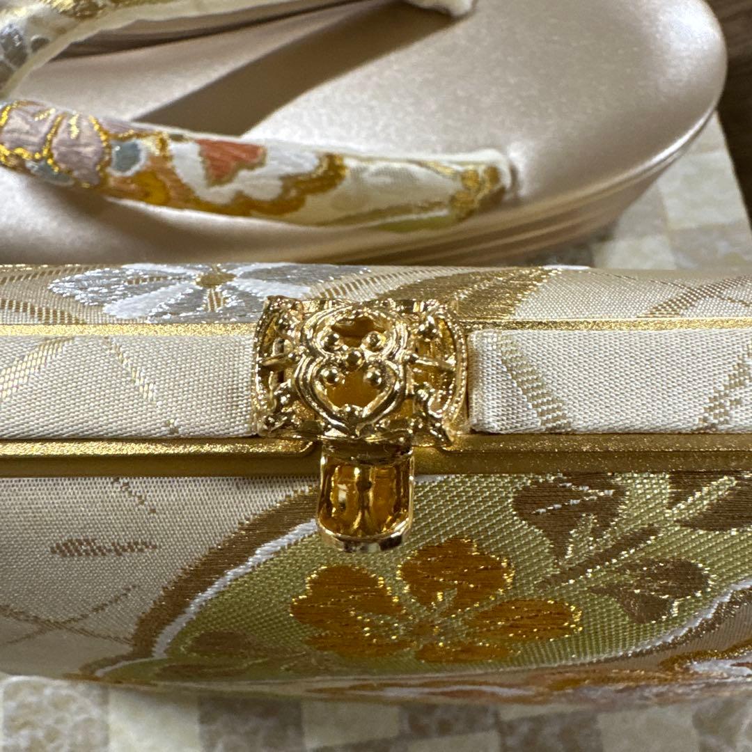 成人式　結婚　和装用バッグと草履セット