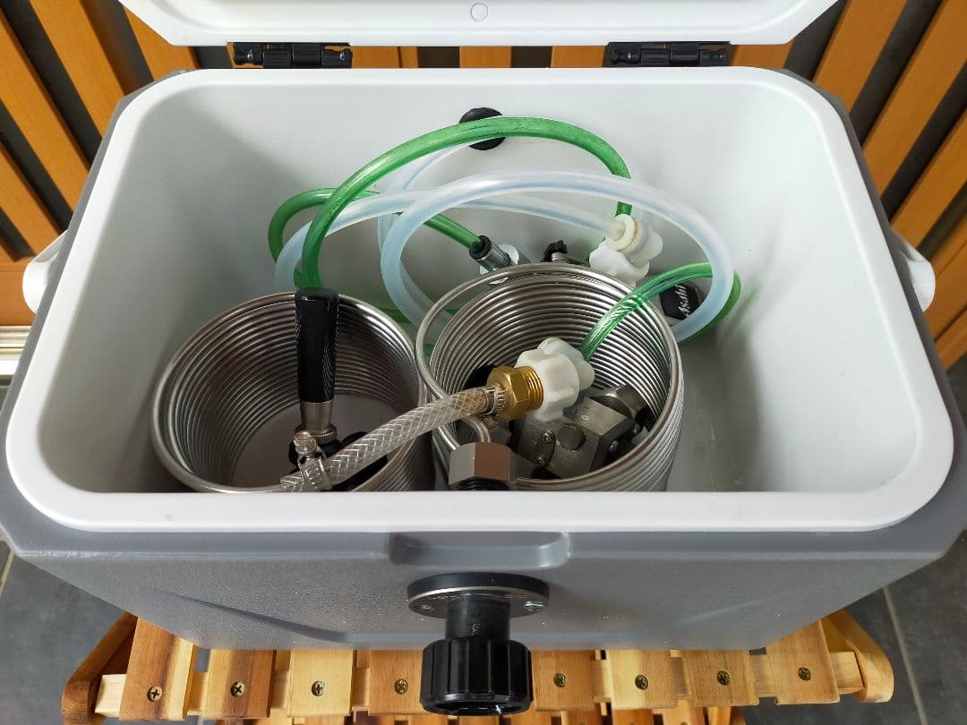 節約 ビールサーバー 自作 氷冷式 送料込み キャンプに！