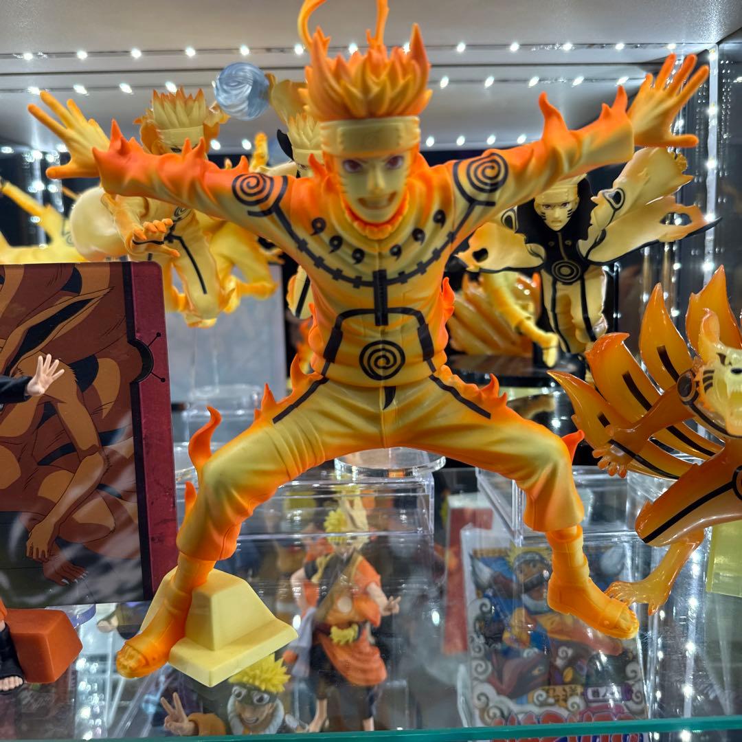 NARUTO ナルト ミナト クラマ フィギュア 8体セット+複製原画付き