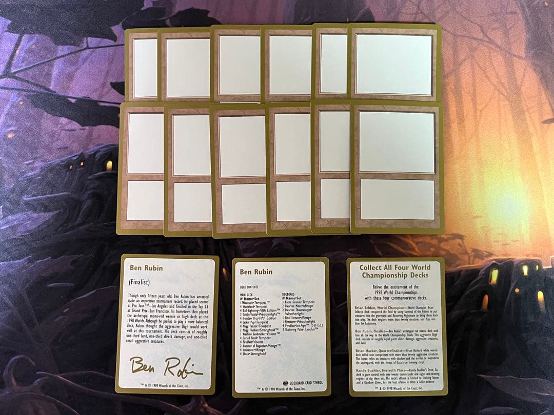 マジック：ザ・ギャザリング World Championship Decks 1998 Ben Rubin