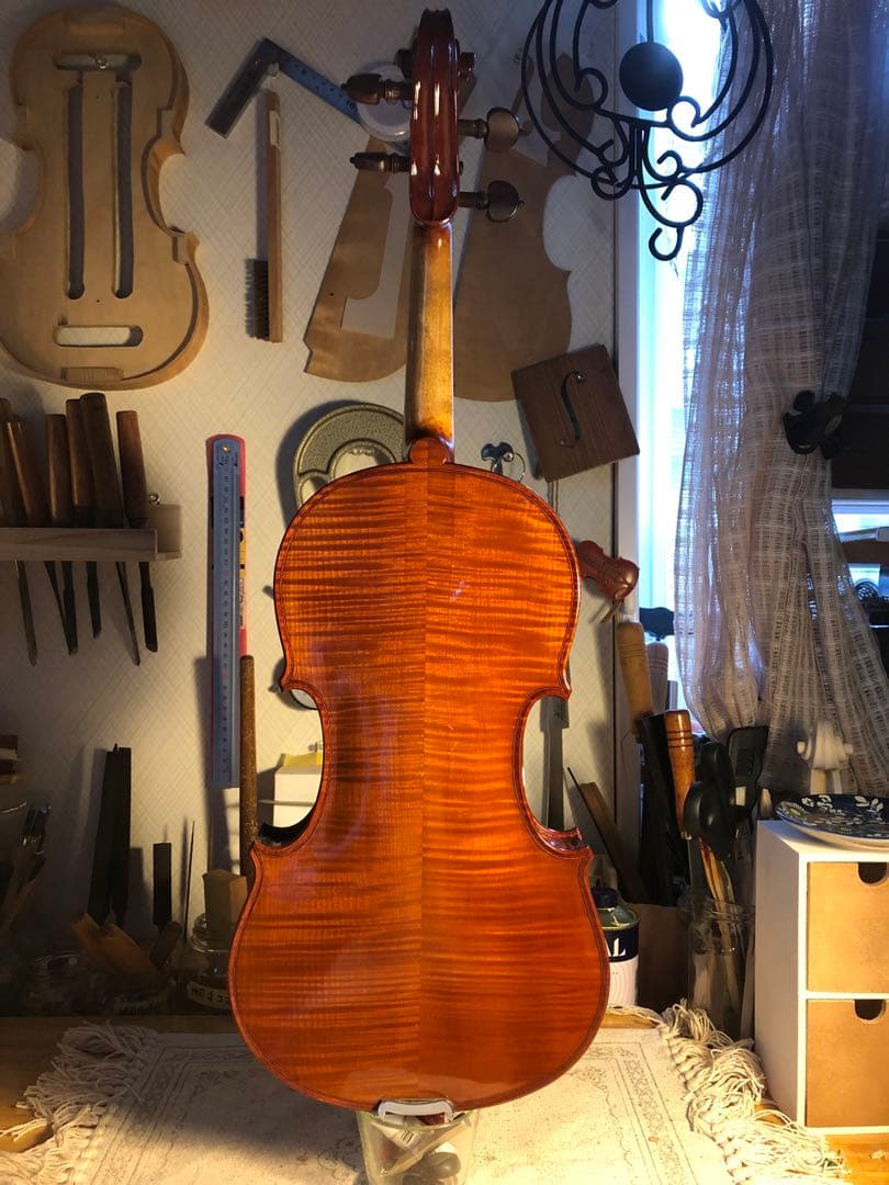 駒&魂柱調整済】Reuben&sons中古バイオリンSV3001 4/4