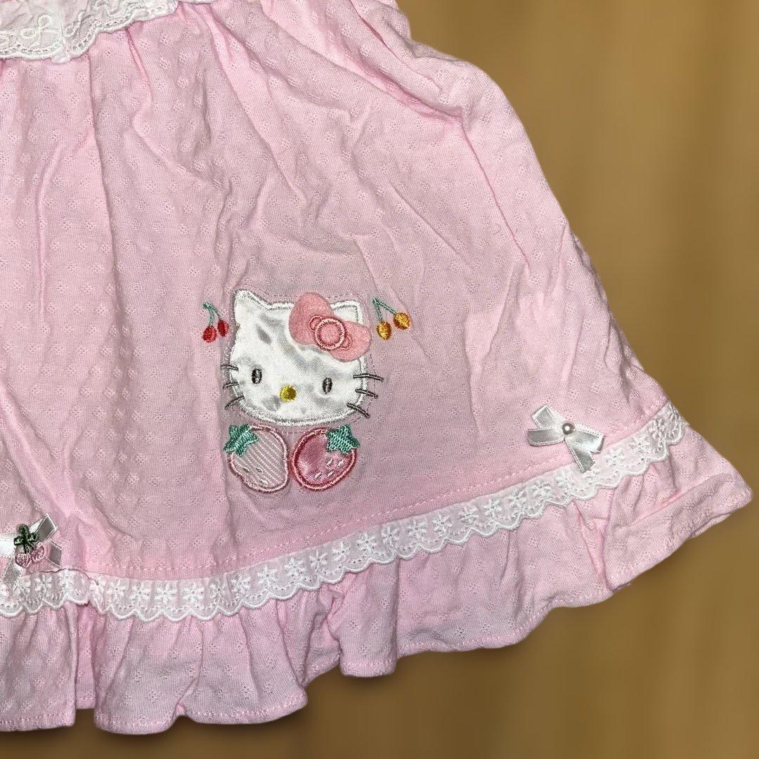 激レア❤️Hello Kitty ピンク フリルセット サイズ90