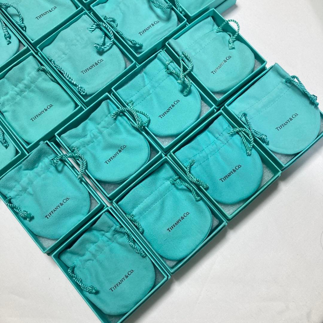 ティファニー 旧型 巾着袋 空箱 18個セット 保存袋 アクセサリー入れ