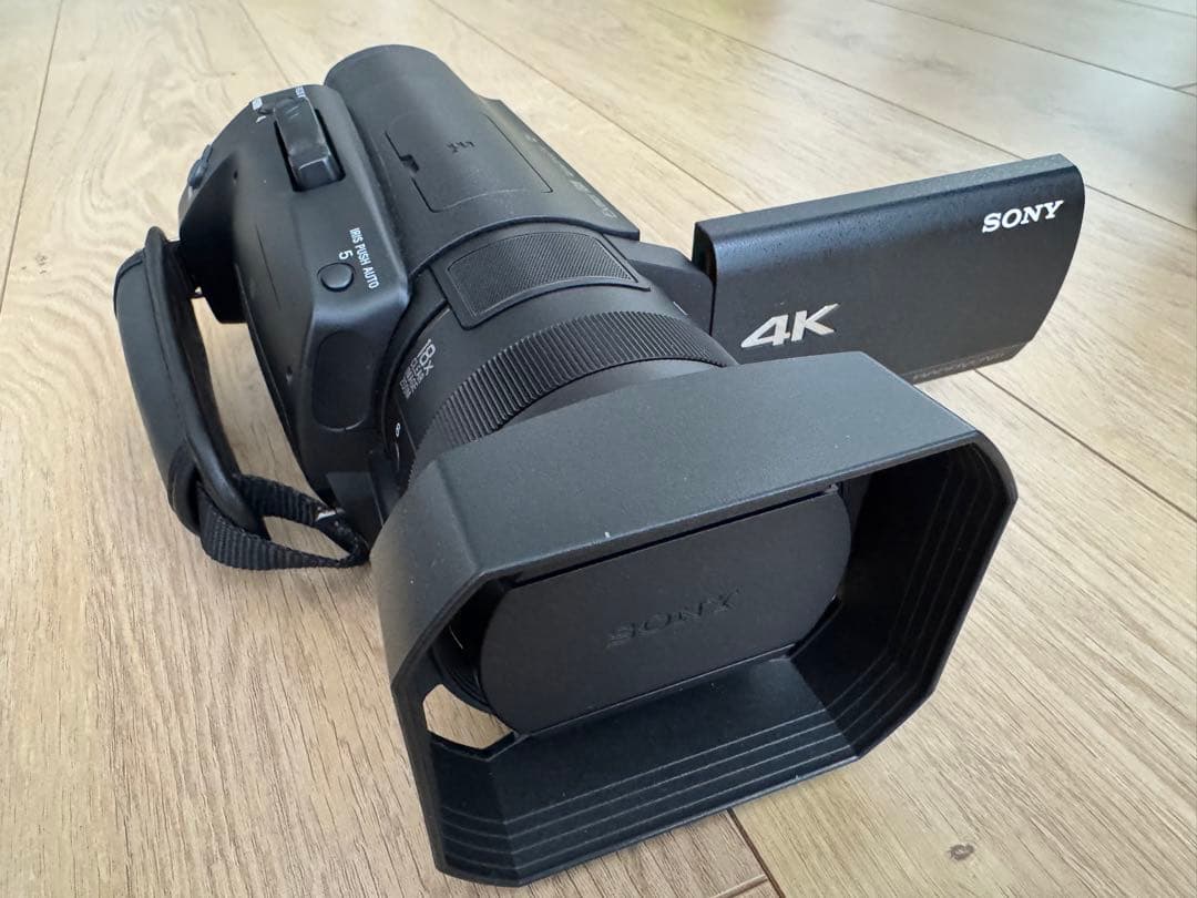 （海外版）FDR-AX700 SONY 4K ビデオカメラ 本体（箱無し）