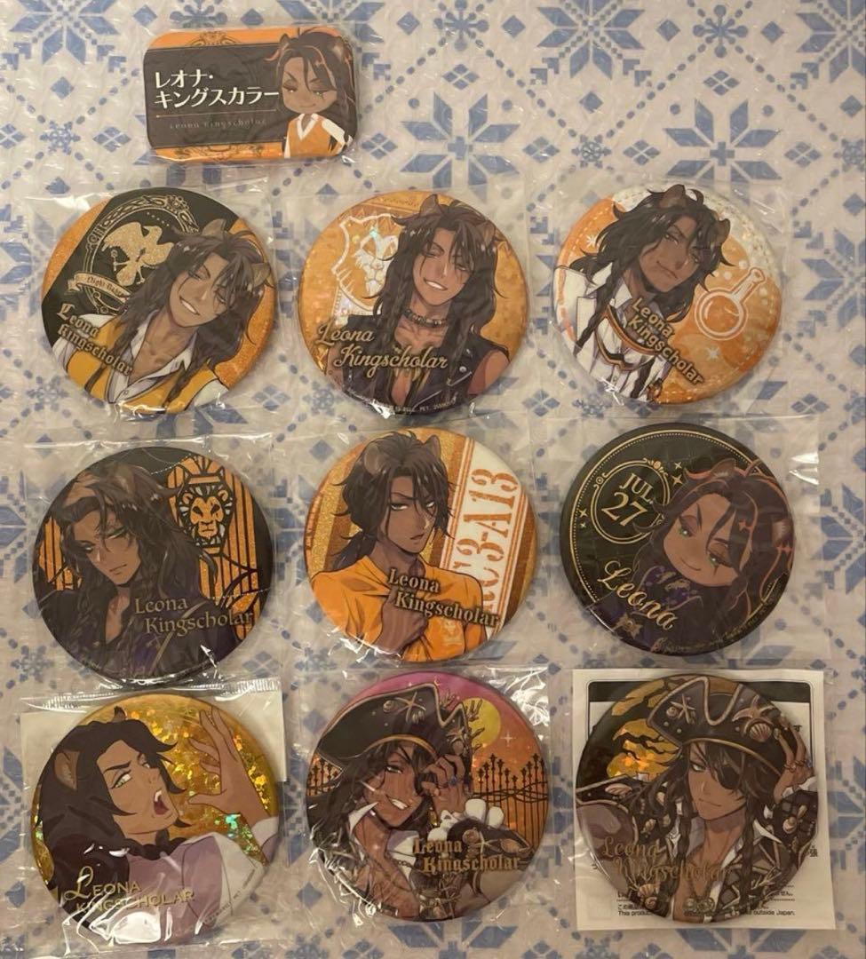 ツイステ ブレイジングジュエル レオナ・キングスカラー 缶バッジ