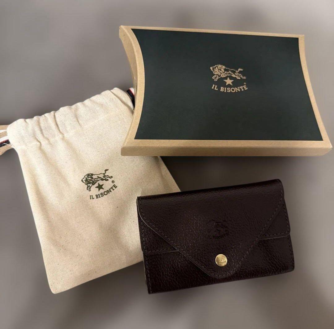 現行品IL BISONTE ダークブラウン ケース