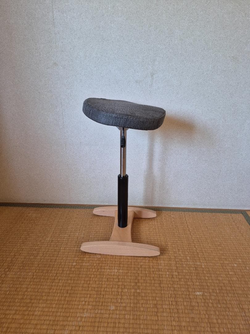 バランス シナジー ラウンドシート 織柄グレー 中古