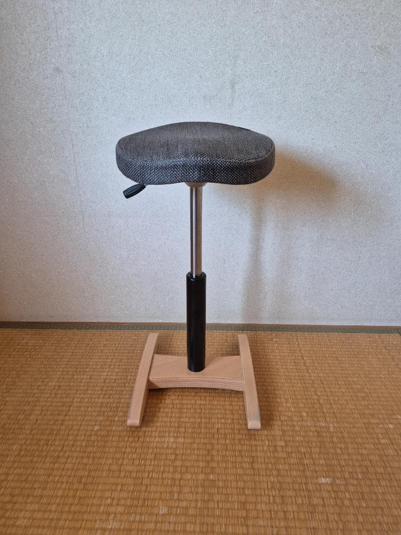 バランス シナジー ラウンドシート 織柄グレー 中古