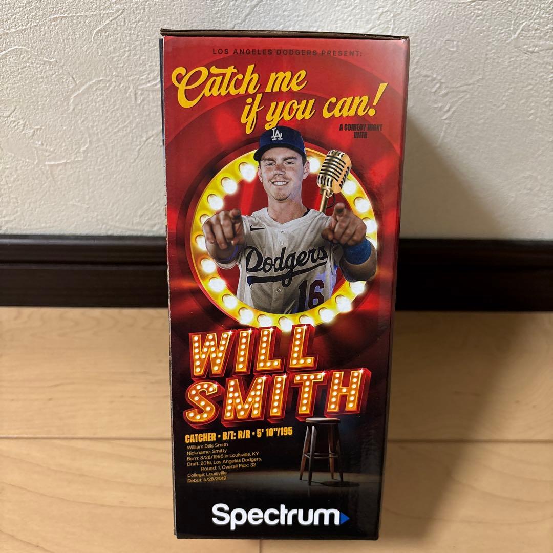 LA Dodgers ドジャース、ウィル・スミス ボブルヘッド【非売品、限定品