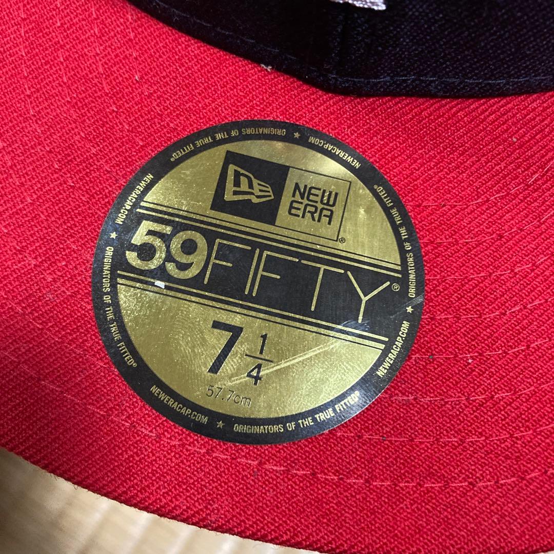 大阪近鉄バファローズ ニューエラ59FIFTY7 1/4 キャップ岡本太郎
