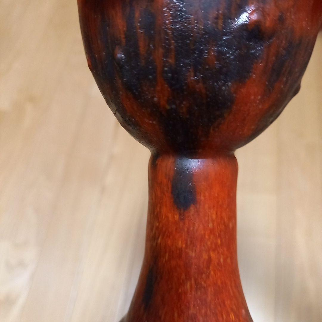 酒器 馬上杯 馬上盃 骨董 赤と黑の趣きのあるグラスの通販はau PAY