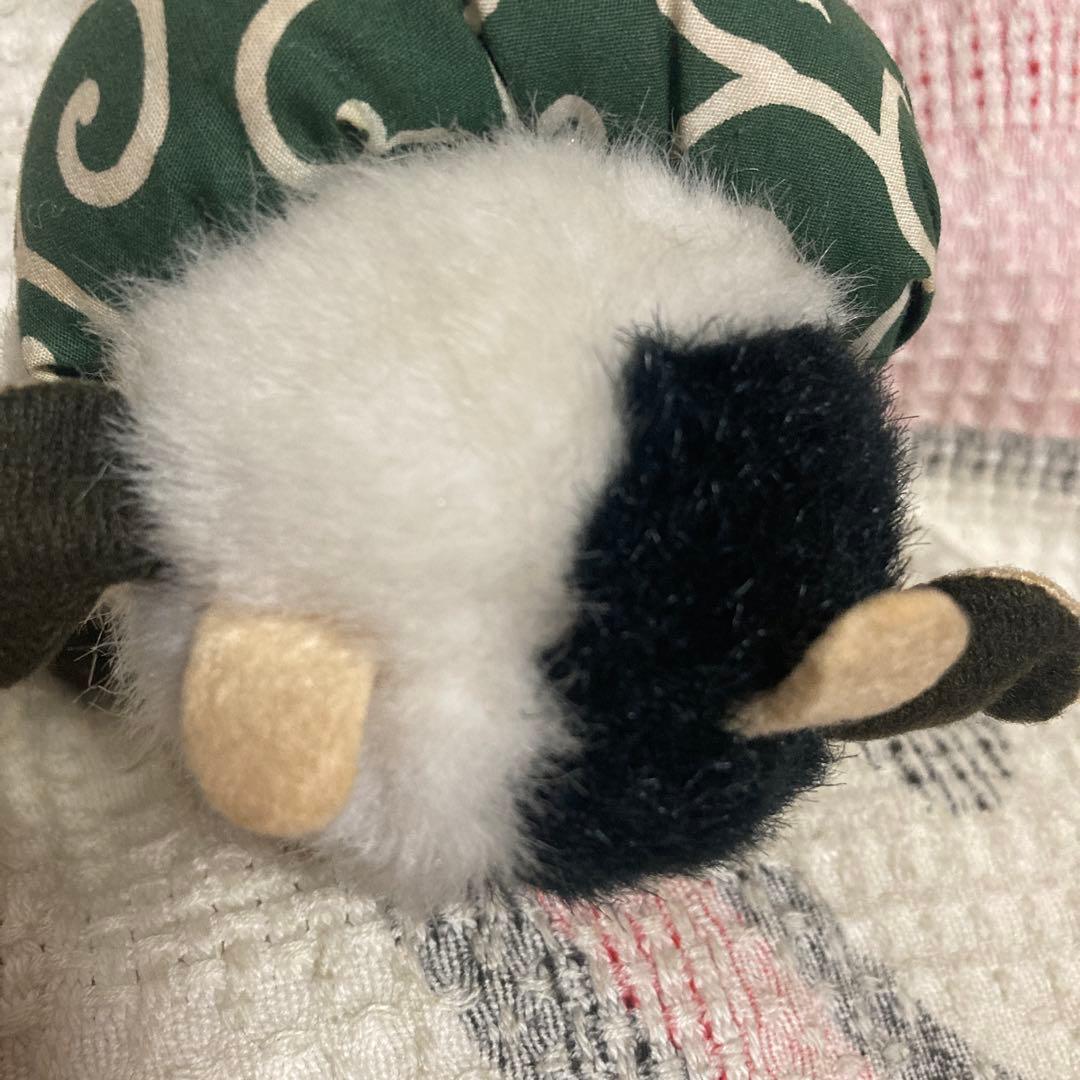 昭和レトロ　ハニートイズ　ウシ　ぬいぐるみ　中古品