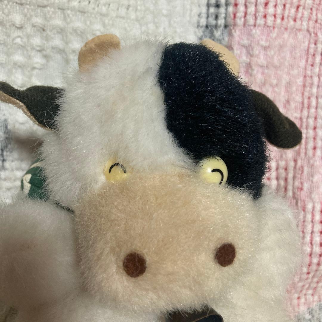 昭和レトロ　ハニートイズ　ウシ　ぬいぐるみ　中古品