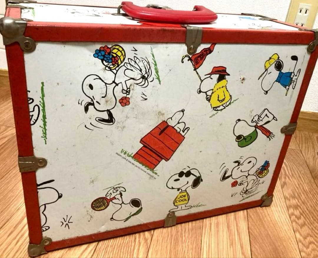 SNOOPY スヌーピー メタルトランク ヴィンテージ 昭和 レトロ