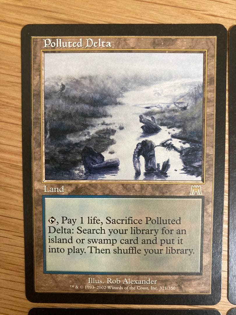 MTG 汚染された三角州/Polluted Deltaオンスロート英語4枚セット