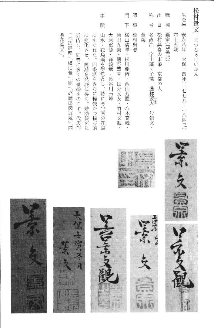 松村景文自筆『柳に蛍之図』掛軸　江戸後期