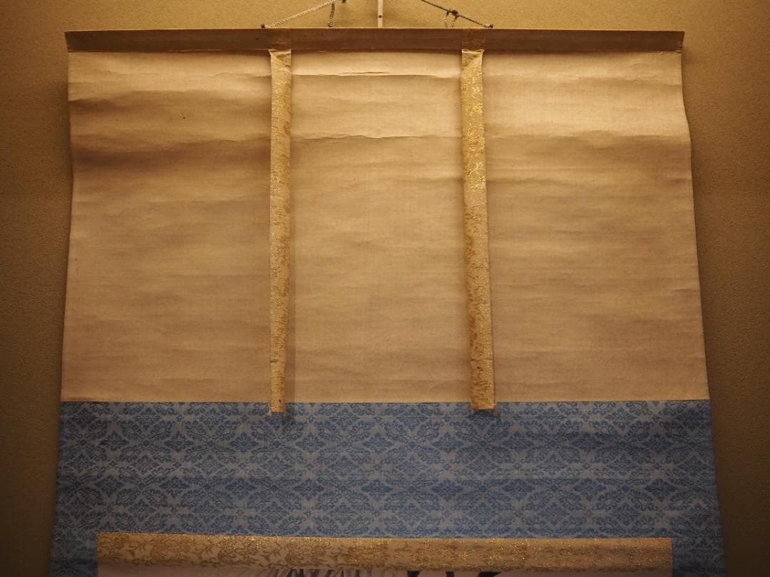 松村景文自筆『柳に蛍之図』掛軸　江戸後期