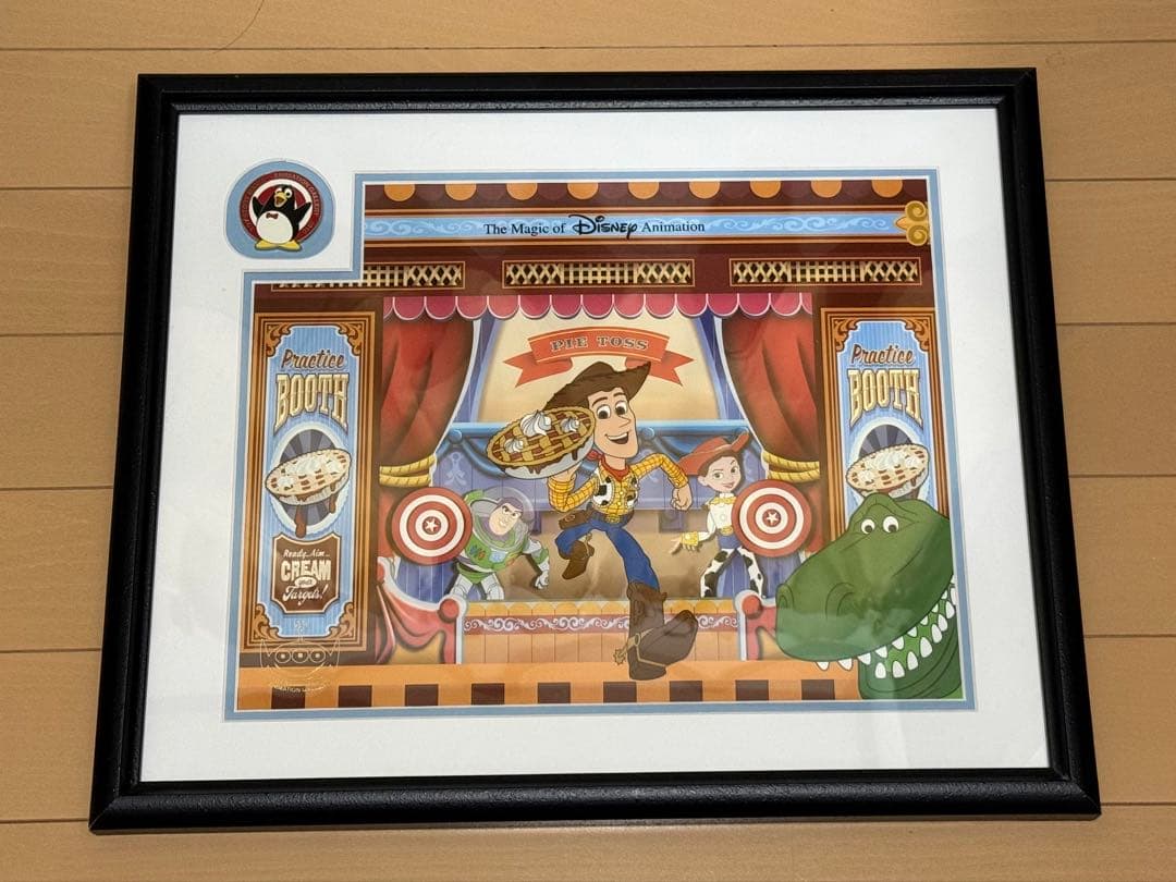 トイストーリー ピンバッジ付きイラスト 額縁付き トイストーリー ピンバッジ付きイラスト 額縁付き トイ・ストーリー
