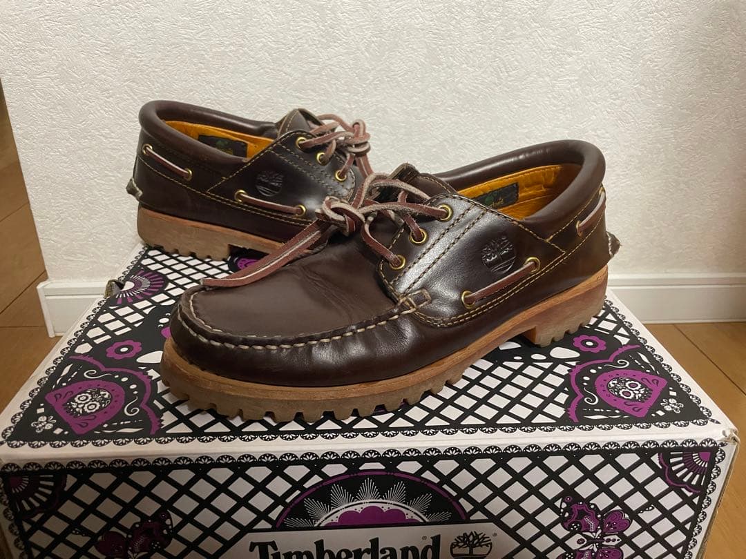 Timberland 3eye 定番ブラウン US8.5(26.5)