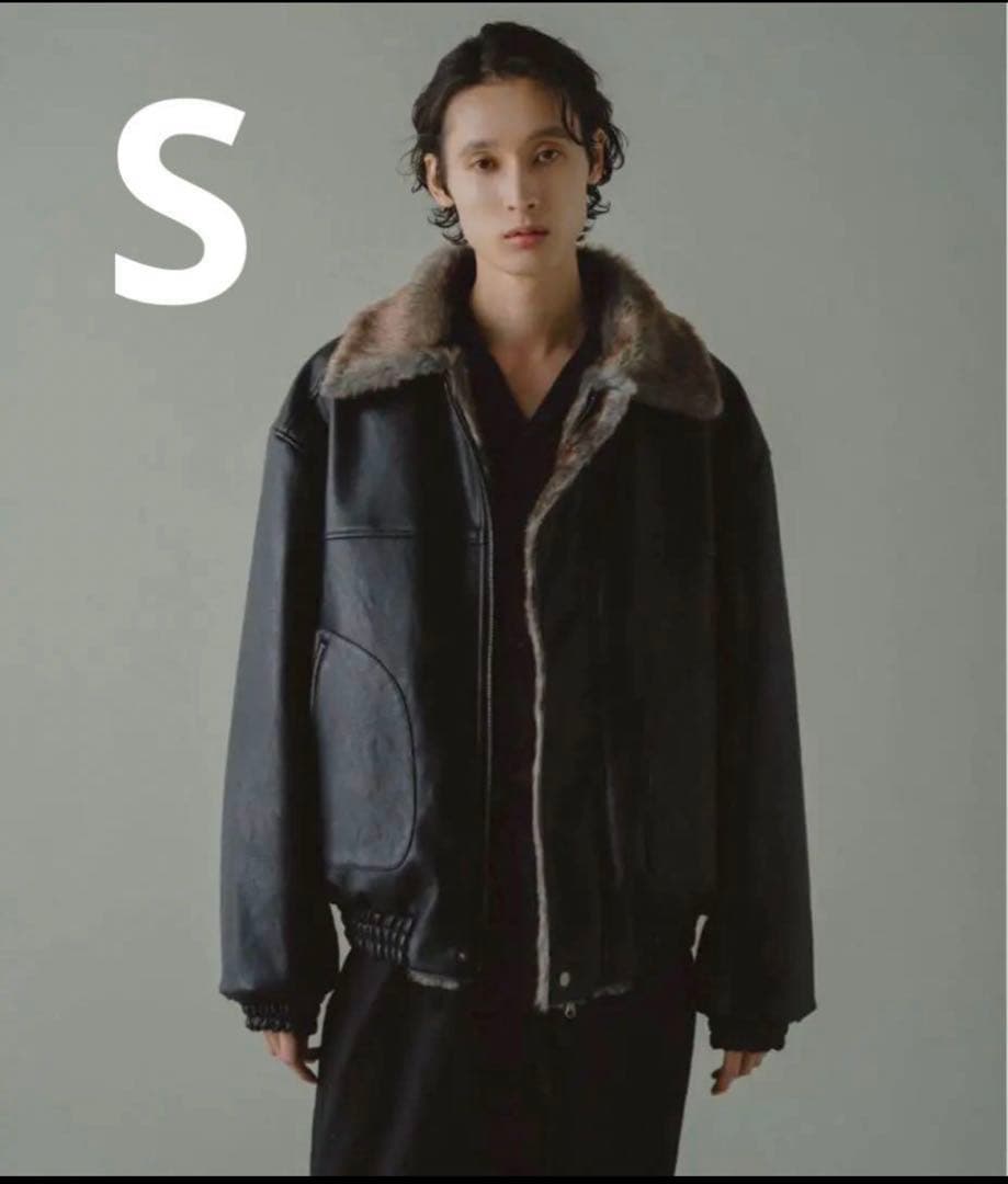 CAMPHOR WOOD ジップ レザー ジャケット M ブルー系 Camphor wood