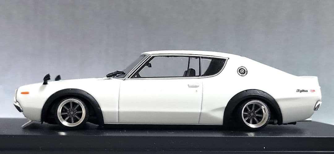 よーよ1/43　スカイライン改　ケンメリ2Dr　ワタナベ　アルミ製　深リム