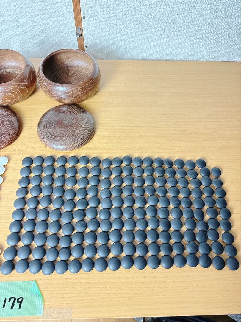 本蛤　雪印　囲碁石 木製 35号　9.9mm 最高級