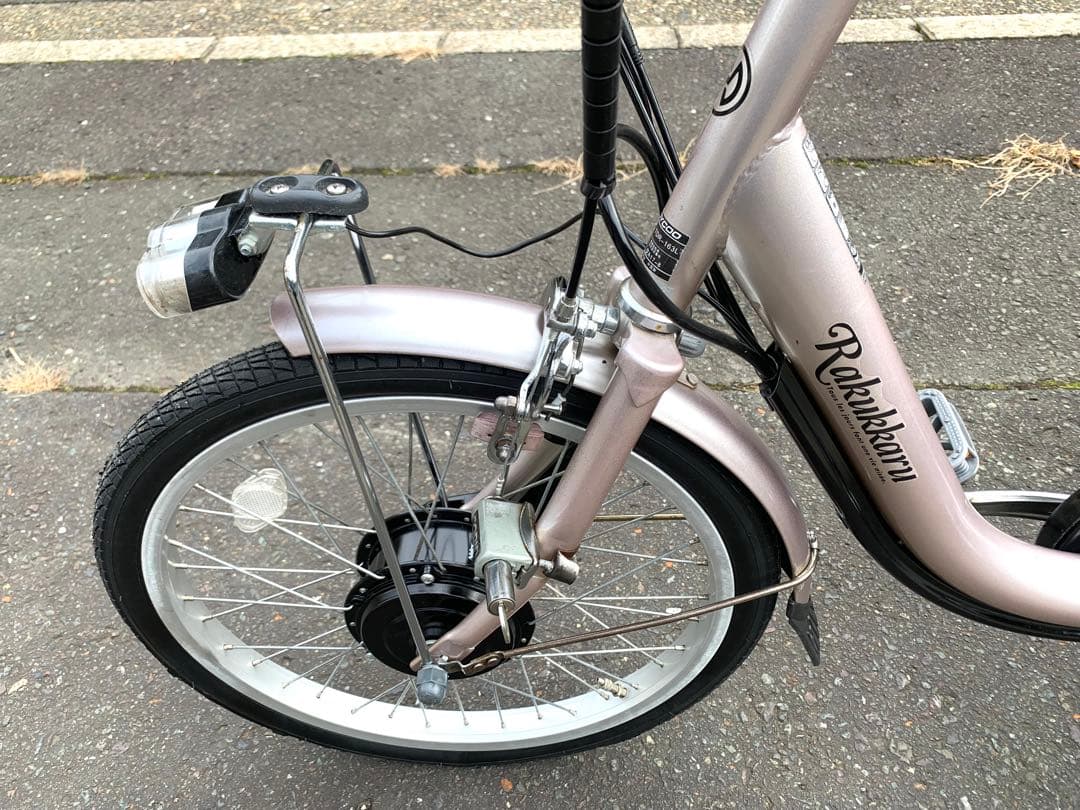 動作確認済 送料無料 CYCOO電動アシスト三輪自転車5.8Ah20-16インチ