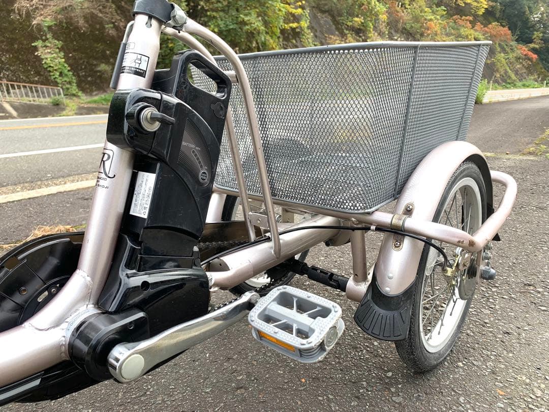 動作確認済 送料無料 CYCOO電動アシスト三輪自転車5.8Ah20-16インチ