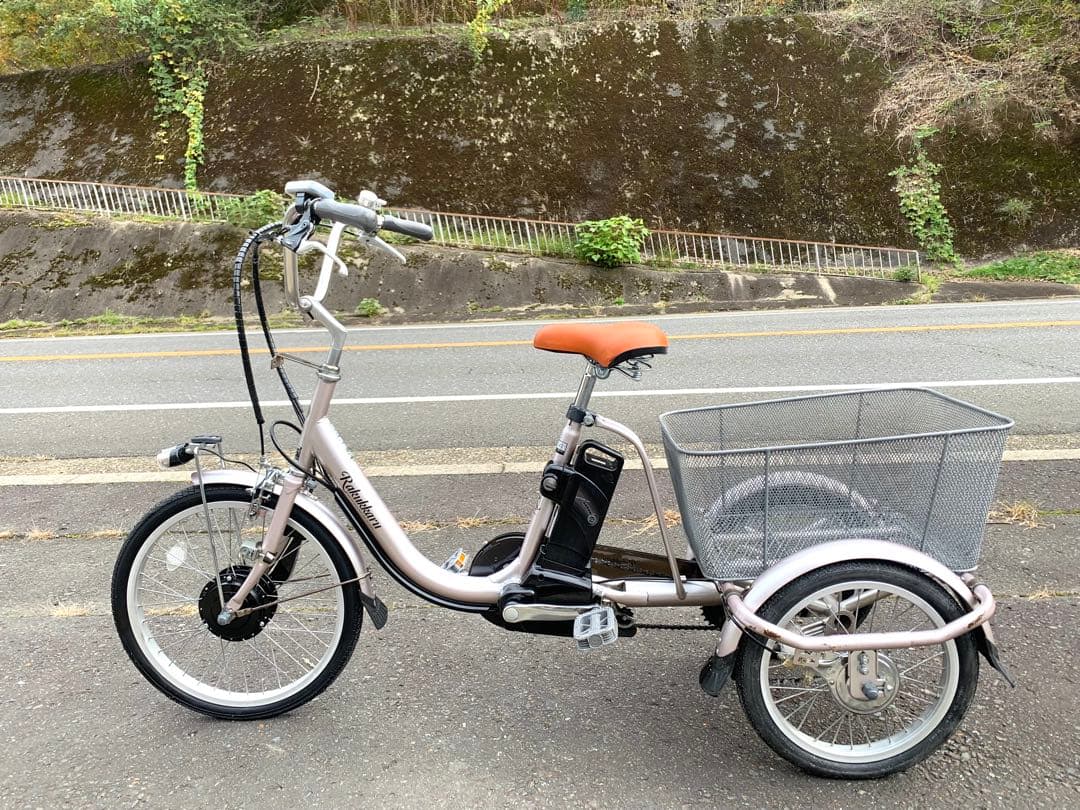 動作確認済 送料無料 CYCOO電動アシスト三輪自転車5.8Ah20-16インチ