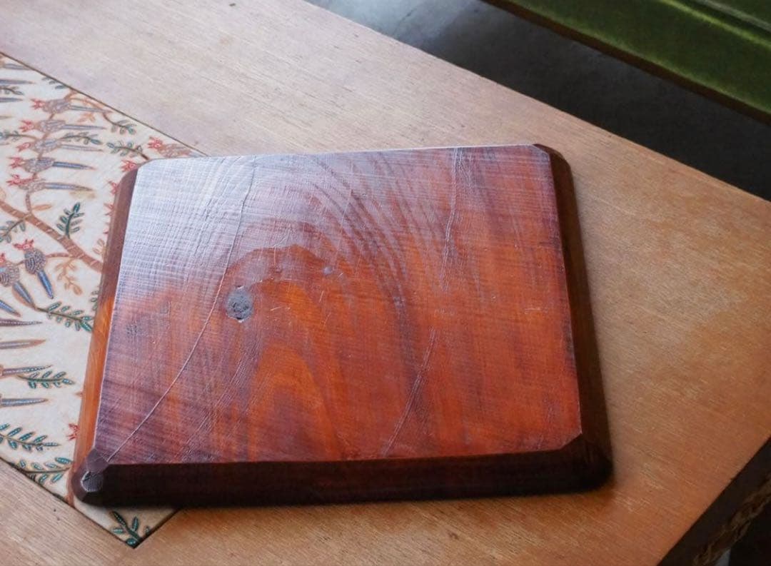 讃岐盆 超美品 木製彫刻模様入り 正方形 お盆 トレー 3枚セット - メルカリ