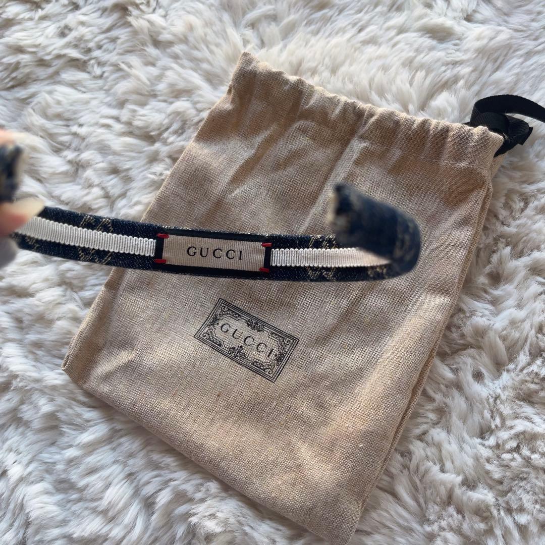 GUCCI グッチ GGキャンバス デニム カチューシャ GUCCI グッチGG