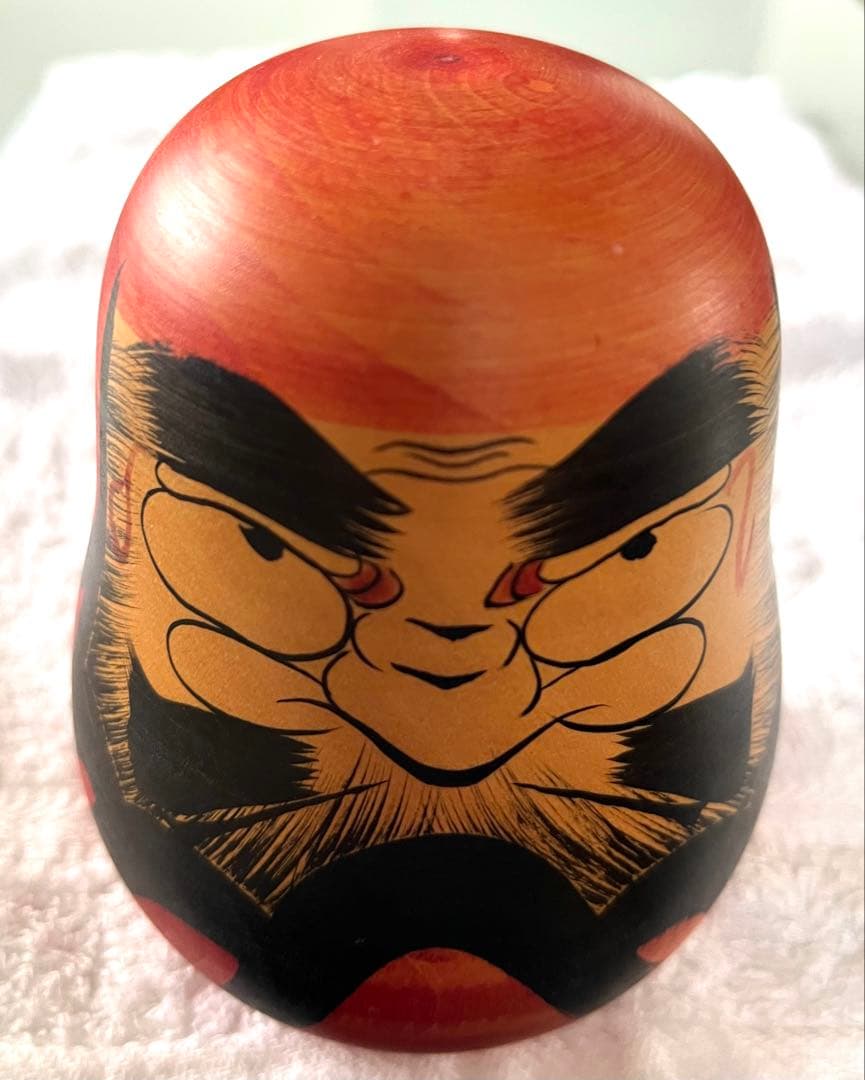 手作り 達磨十聚 ガラスケース付き