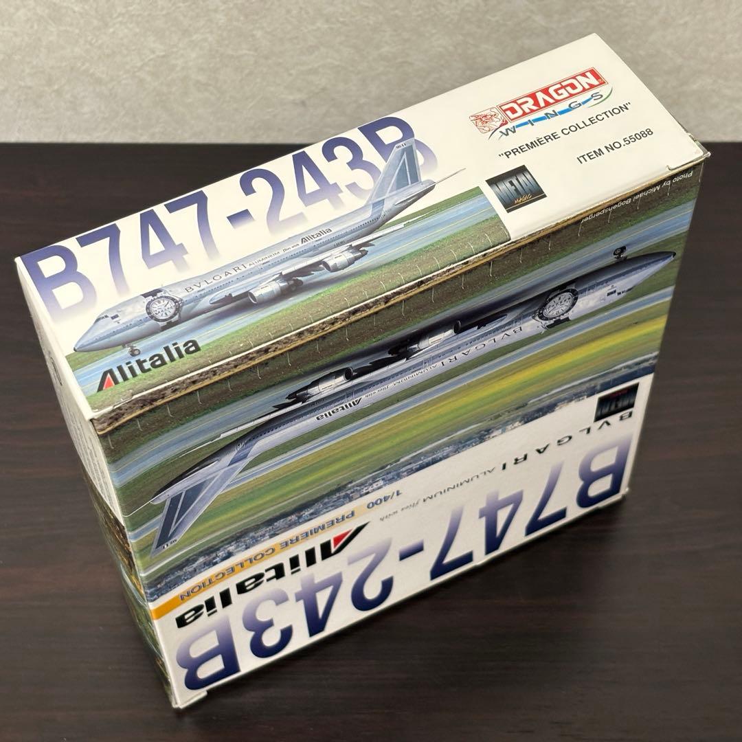 \"ブルガリ\" アリタリア航空 B747-243B Dragon 1/400