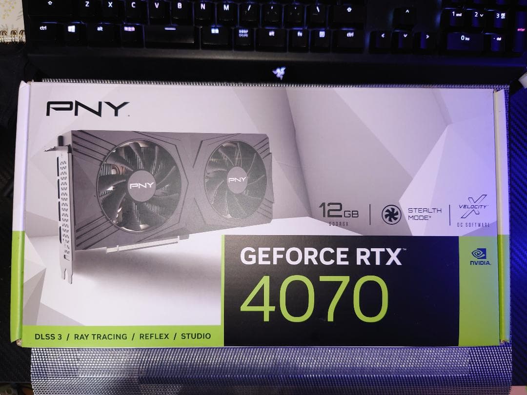 グラフィックボード・グラボ・ビデオカード PNY GeForce RTX 4070 PNY GeForce RTX™ 4070 12GB VERTO™ Dual Fan DLSS 3
