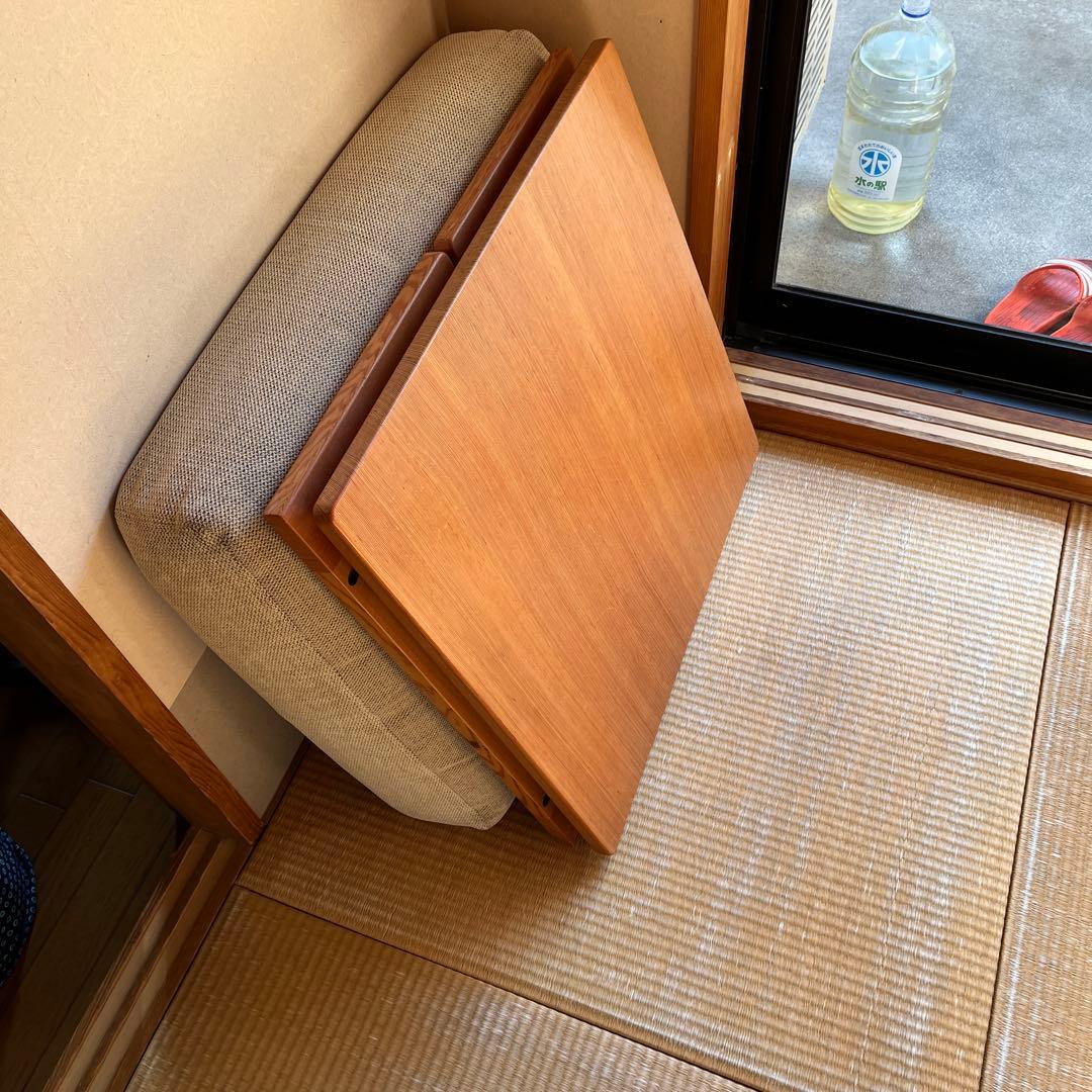 たためるサイドテーブル 設計工房MandM 米松 木