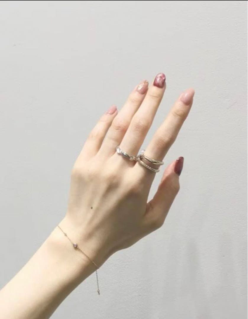 パール＆ビジュー リングカフ/ピークカフ セット　ete