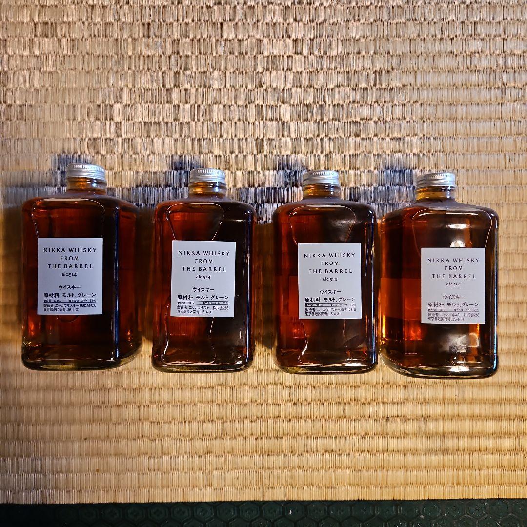 NIKKA FROM THE BARREL 4本セット Nikka From The Barrel Gift Box 2 shot glasses and spout - Whisky Nikka