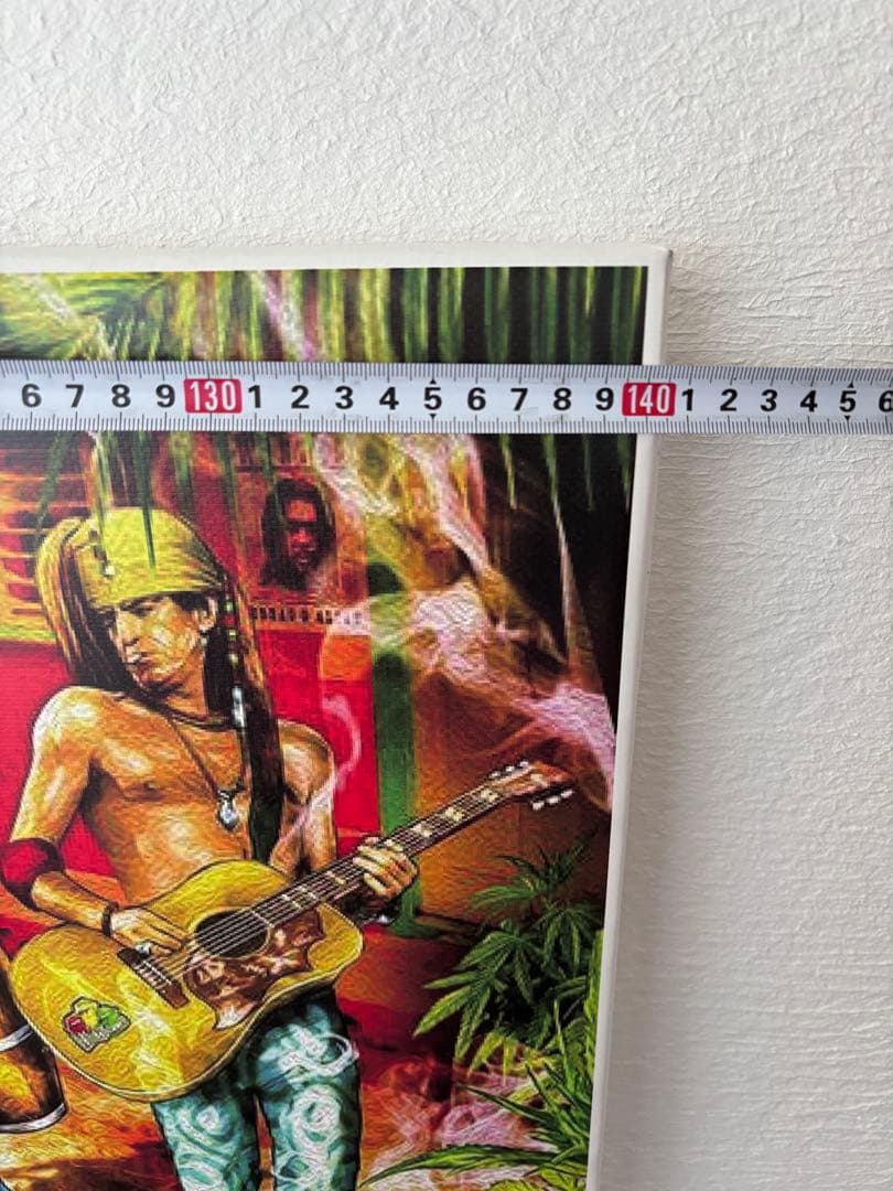 レゲエ音楽アート作品 約140cm x 80cm