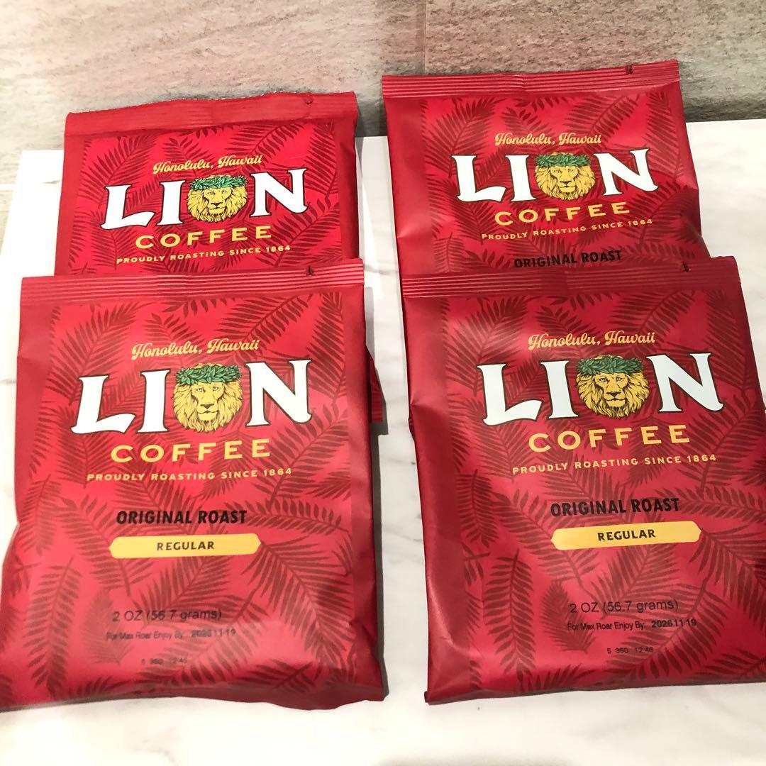 Honolulu Hawaiiライオンコーヒー 56.7g（2oz）4袋 ハワイ - メルカリ