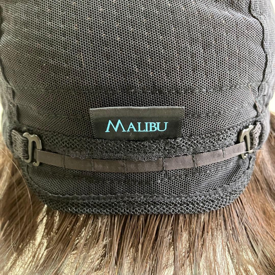MALIBU　マリブ　ウィッグ　かつら　人毛　ファイバー　耐熱性ミックス