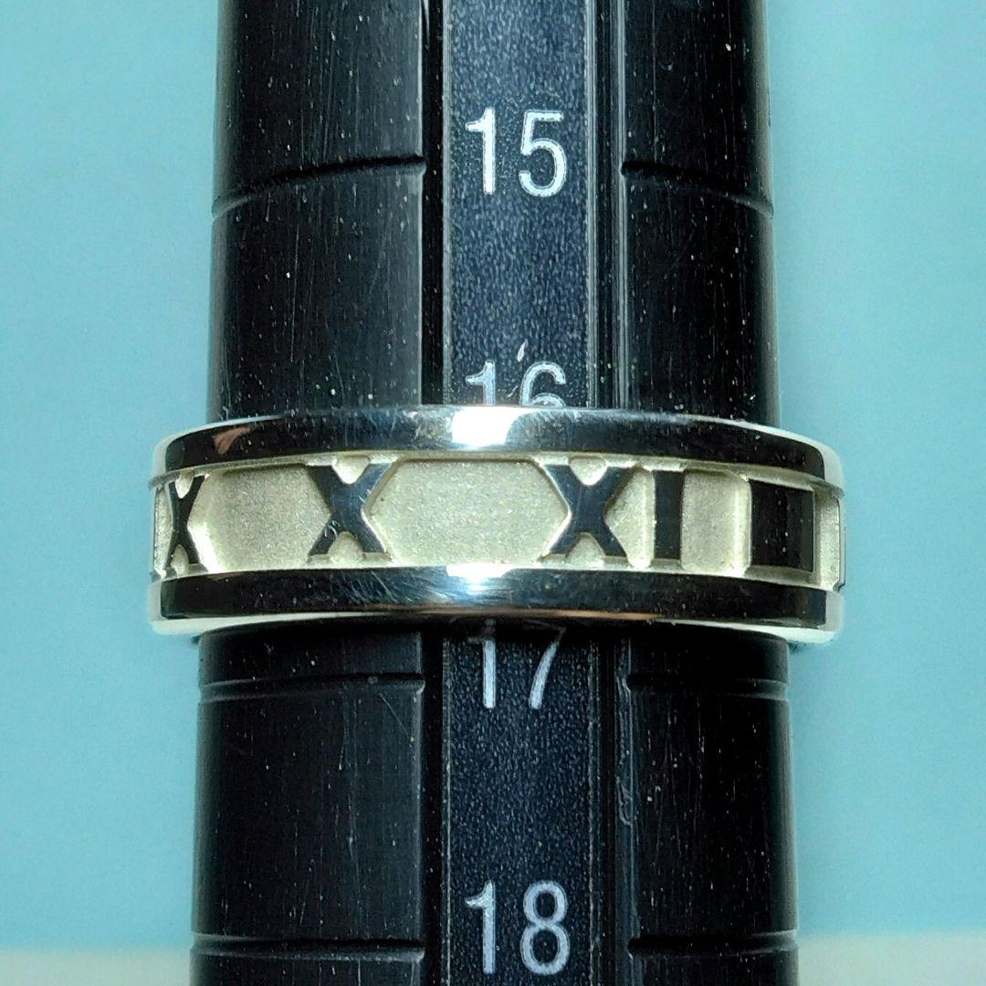 ティファニーアトラスリング 16.5号　新品仕上げ。ほぼ無傷未使用に近い