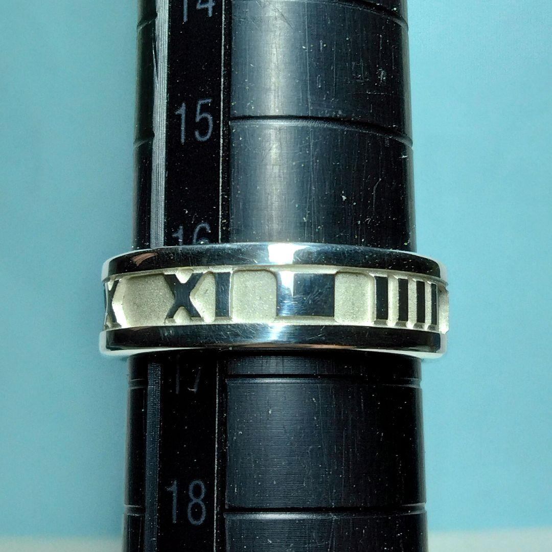 ティファニーアトラスリング 16.5号　新品仕上げ。ほぼ無傷未使用に近い