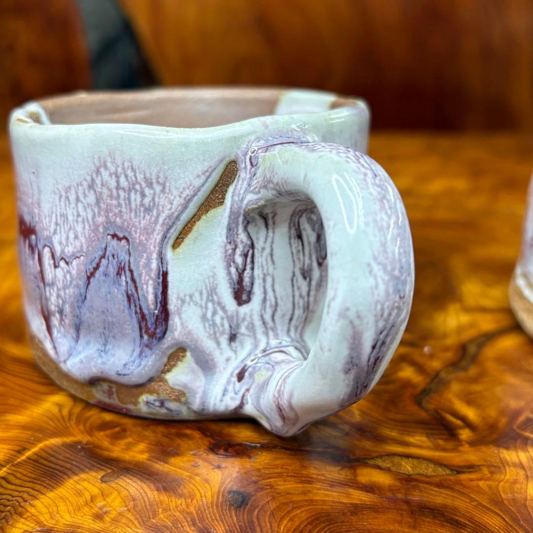 詳細不明 マグカップ2点 在銘 小林 小岱焼？ 小代焼 作家物？ - メルカリ