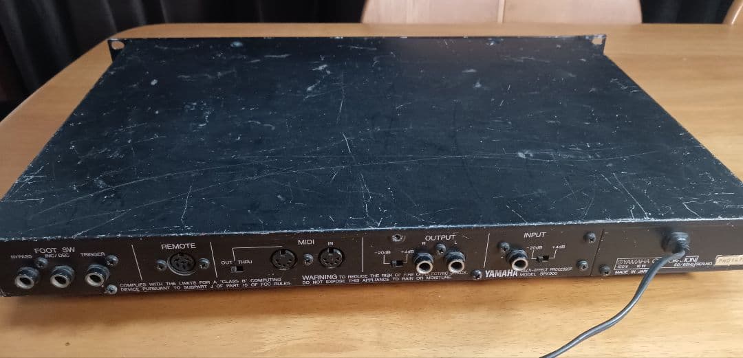 【名機】YAMAHA SPX900 マルチエフェクトプロセッサ ヤマハ