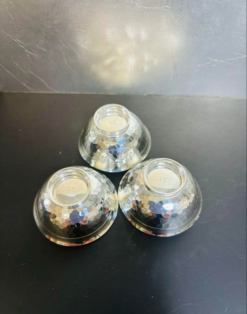 銀座和光 WAKO 純銀 sterlingsilver 猪口 杯 箱有　茶托