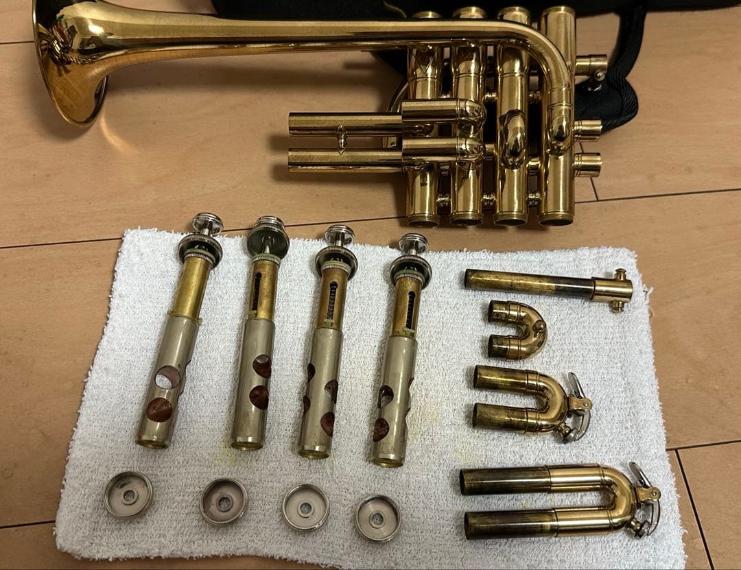 ピッコロトランペット(ノーブランド、ジャンク扱い品)